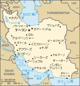 イラン地図